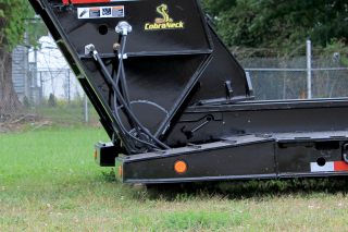 Tapered front slope makes loading of machinery safer and easier.