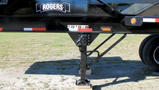 Heavy-duty two-speed landing gear set is standard equipment.