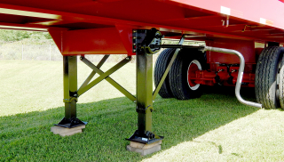 Heavy-duty two-speed landing gear set