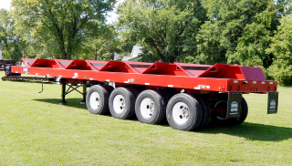 A total of five coil wells provide versatility and ease of loading and unloading of steel coils.