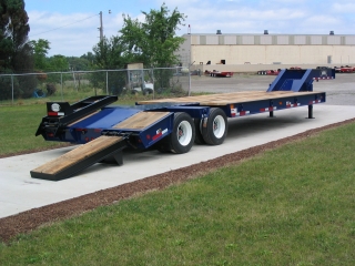 The convenience of rear loading this trailer is the 60