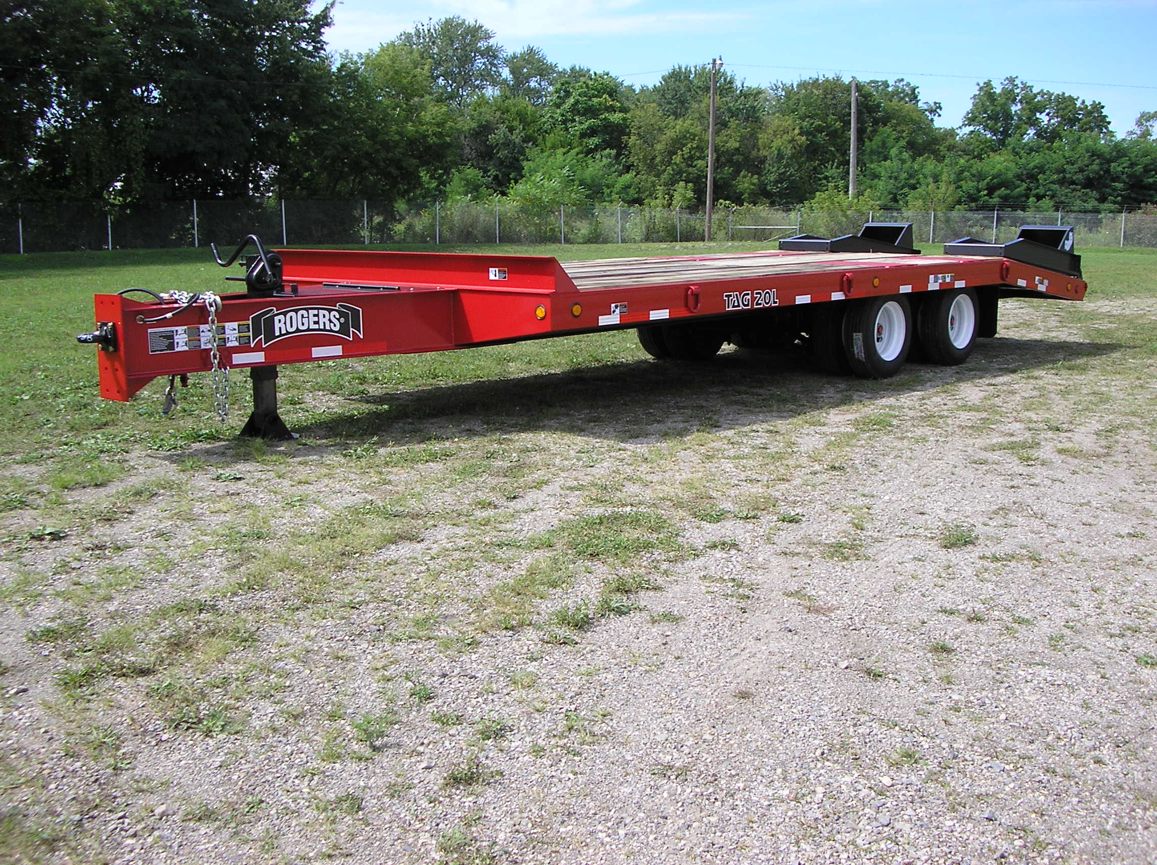 20ton TAG20L TagAlong Trailer, Rear Loading TagAlong Trailer