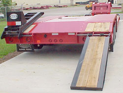 Rear Loading Ramps / Wood-Covered