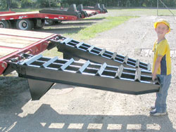 Rear Loading Ramps / ''E-Z'' Flip Manual, Ladder-Style