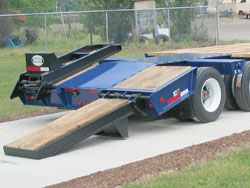 Rear Loading Ramps / Manual, Wood-Covered