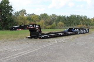 Photo caption: Rogers Brothers Corporation has been designing and manufacturing high performance lowbed semi-trailers with capacities ranging from 20 tons to over 100 tons for nearly 110 years.  Custom-engineered trailers are designed to meet the needs of the transportation, oil, gas, steel, mining, utility and heavy-haul industries. 