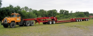 ROGERS® 90-foot, 60-ton capacity Specialized trailer.